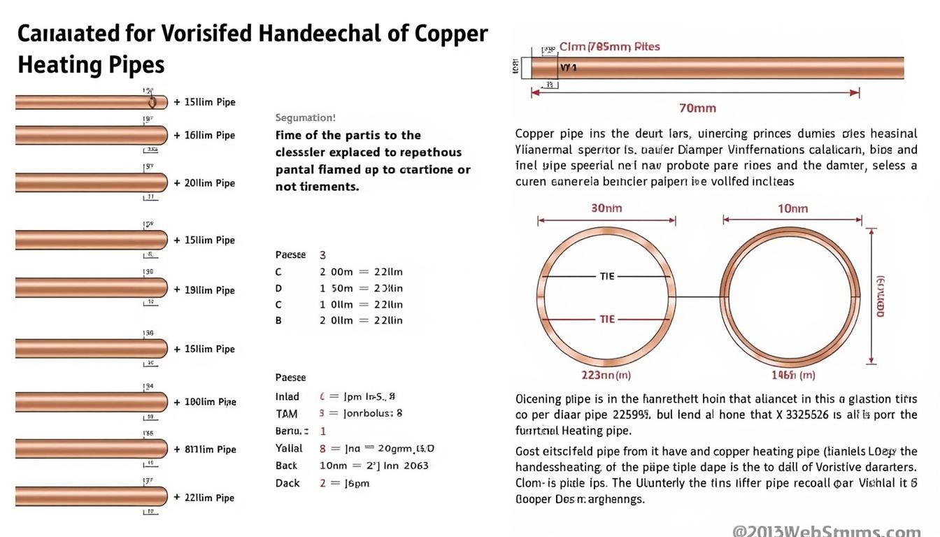 apprenez à calculer facilement le diamètre du tuyau en cuivre pour votre système de chauffage grâce à ce guide pratique destiné aux débutants.