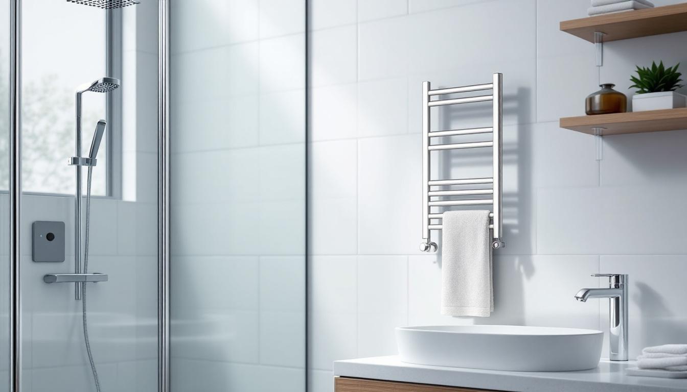 découvrez notre sélection de sèche-serviettes électriques sur pieds, idéals pour garder vos serviettes chaudes et votre salle de bain confortable cet hiver.