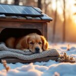 Pourquoi le chauffage solaire pour niche de chien est essentiel en hiver ?