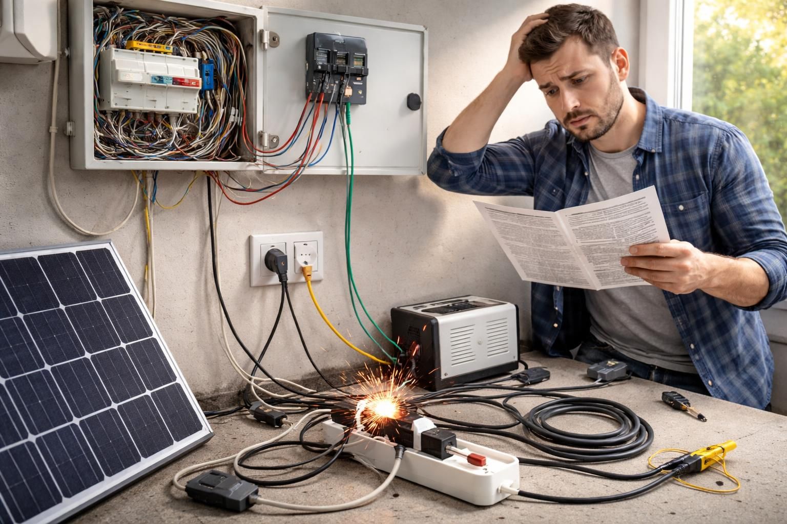 découvrez les erreurs courantes à éviter lors de l'installation d'un panneau solaire à brancher sur une prise 220v, grâce aux avis d'experts pour un usage sécurisé et efficace.