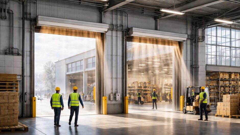 découvrez comment les rideaux d'air chaud industriels optimisent le confort thermique dans les grands espaces en réduisant les pertes de chaleur et en améliorant la qualité de l'air.