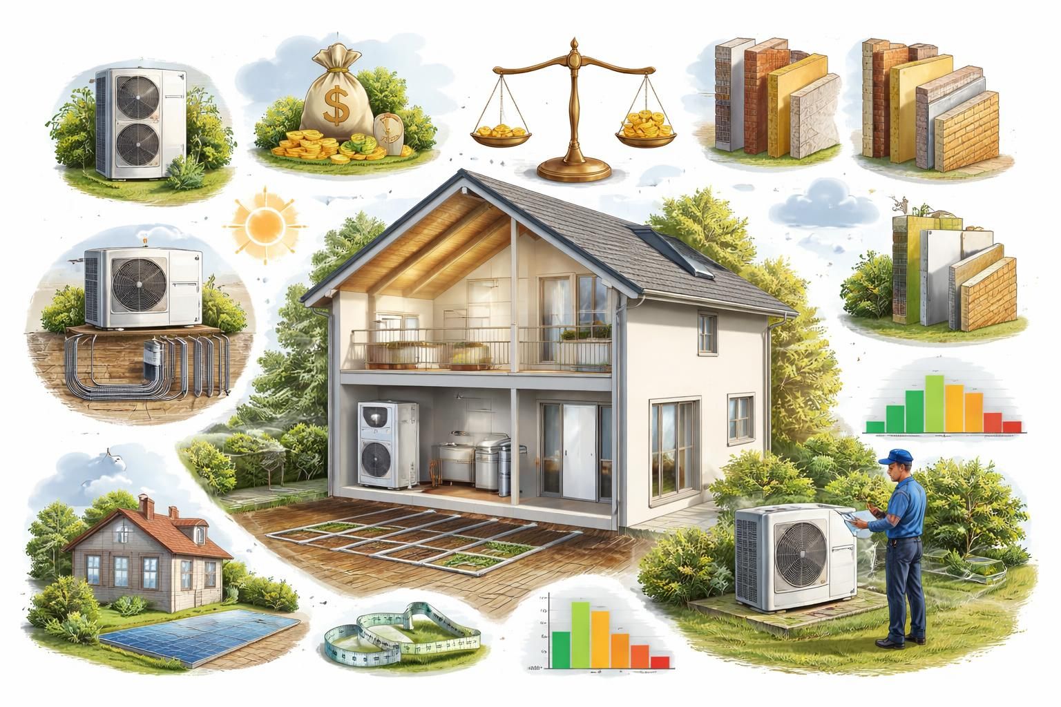 découvrez les principaux facteurs qui influencent le prix d'une pompe à chaleur pour une maison de 80m2 et obtenez des conseils pour choisir la meilleure option adaptée à votre budget.